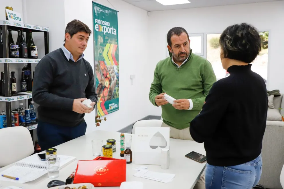 Avanza la exportación de productos rionegrinos a Europa