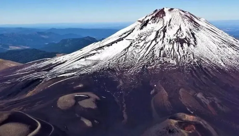 Alerta amarilla en un volcán chileno