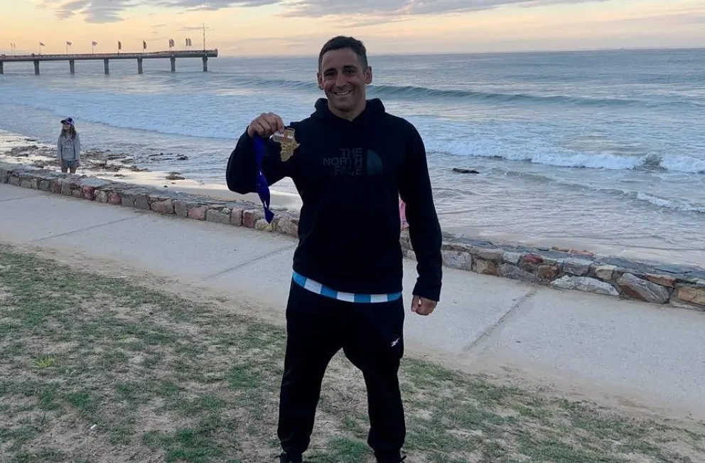 Guille García fue pura garra y otra vez sumó y mucho en Sudáfrica