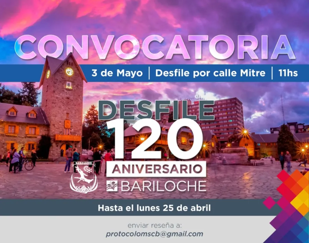 Cómo se prepara Bariloche para celebrar sus 120 años