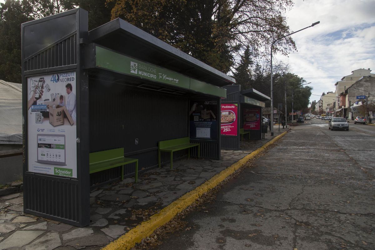 Bariloche inició la jornada sin transporte urbano