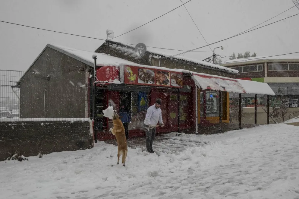 La primera nevada de Bariloche en fotos