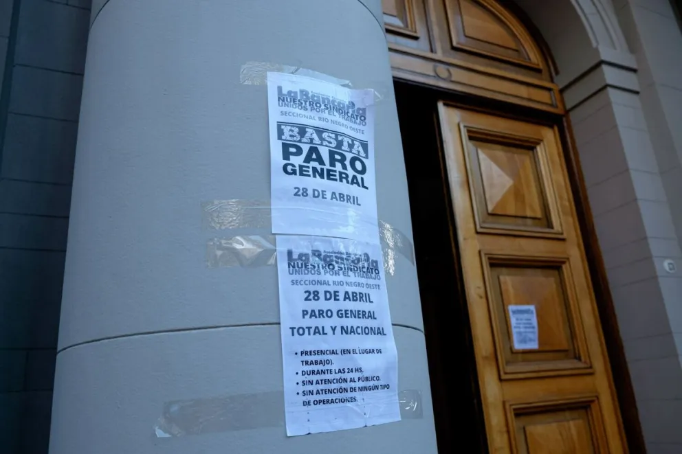 Jueves sin bancos por un reclamo salarial