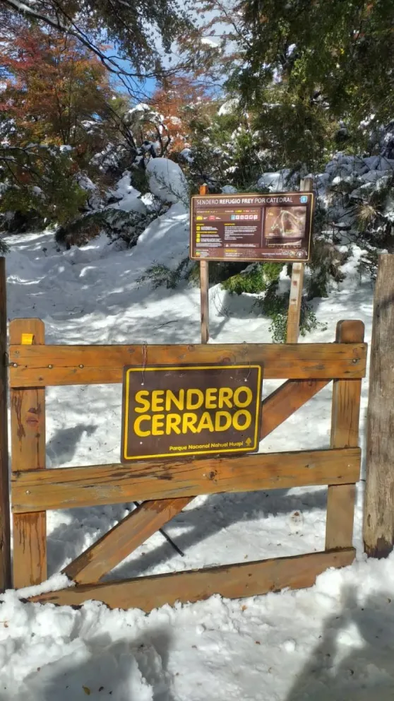 El refugio Frey permanecerá cerrado 