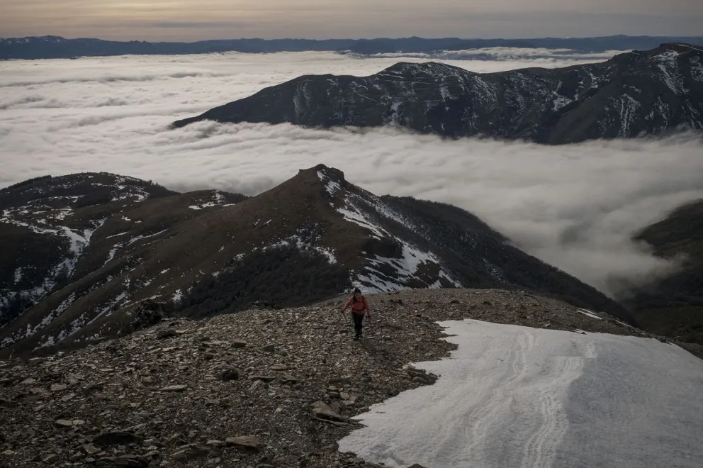 Un día en las nubes desde el cerro Ñireco
