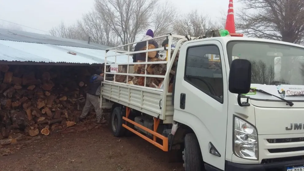 Ya comenzó la entrega de leña del Plan Calor 2022